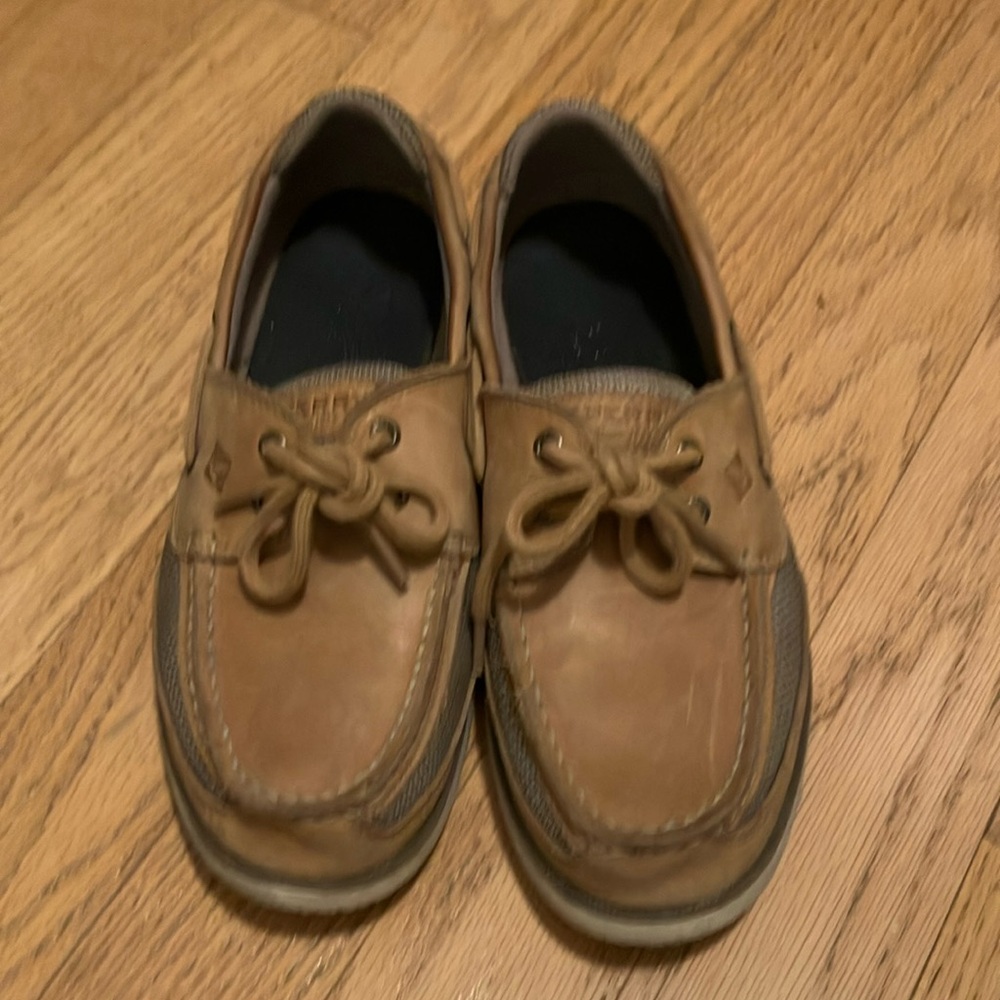 Sperry Brown Leather Boat Shoes